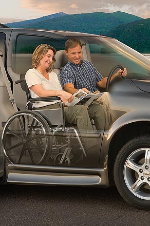 Wheelchair accessible car